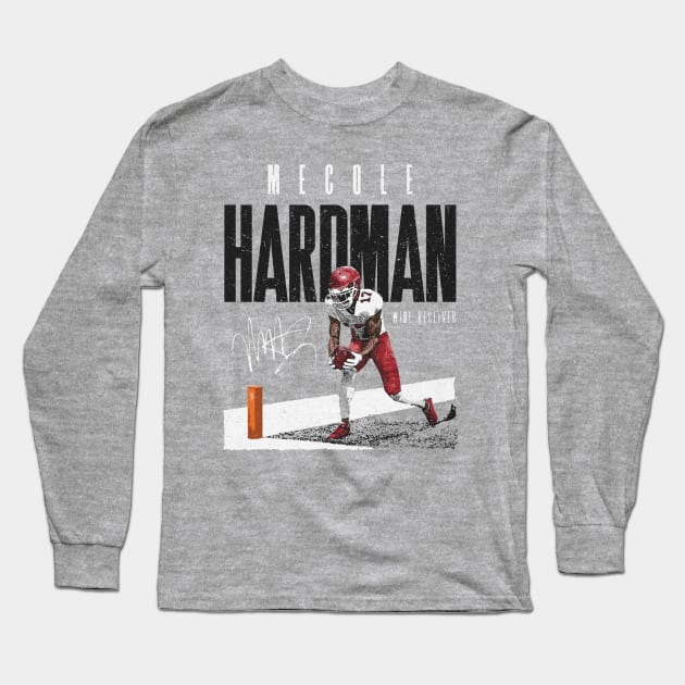 Mecole Hardman Houston Touchdown Grab Long Sleeve T-Shirt by Buya_Hamkac